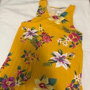 Old Navy T-Shirt Dress, Yellow, Size Large